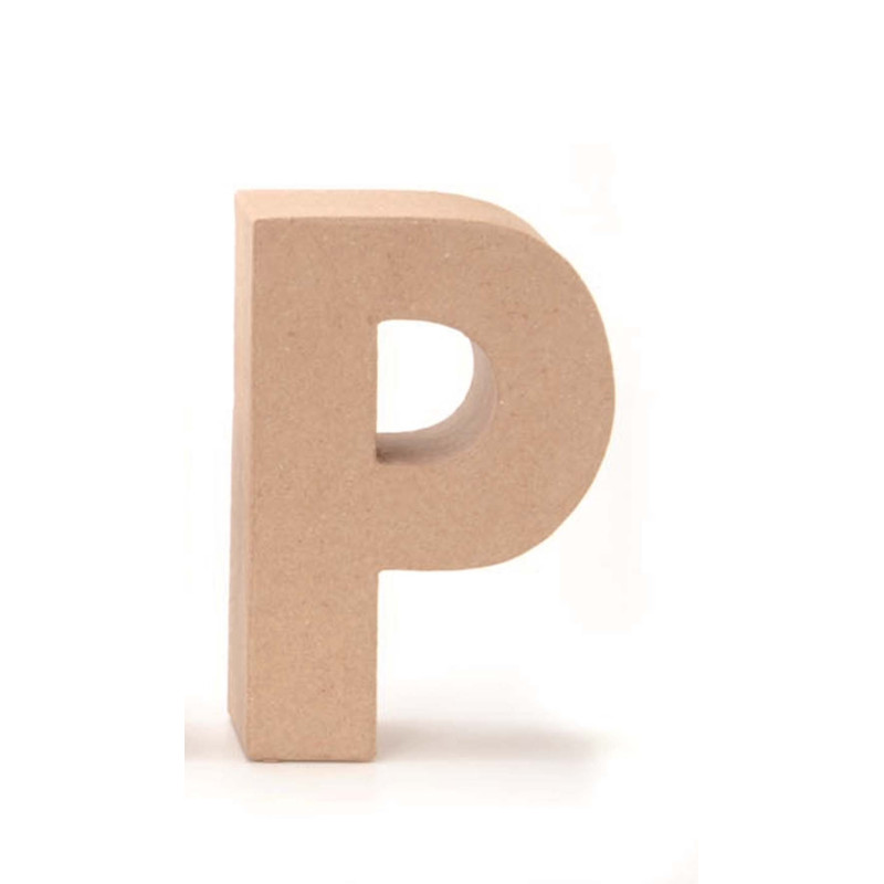 Papiermaché letter P