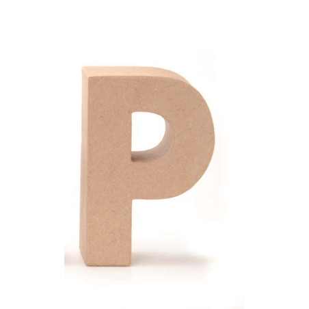 Papiermaché letter P