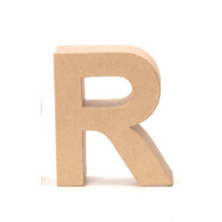 Papiermaché letter R