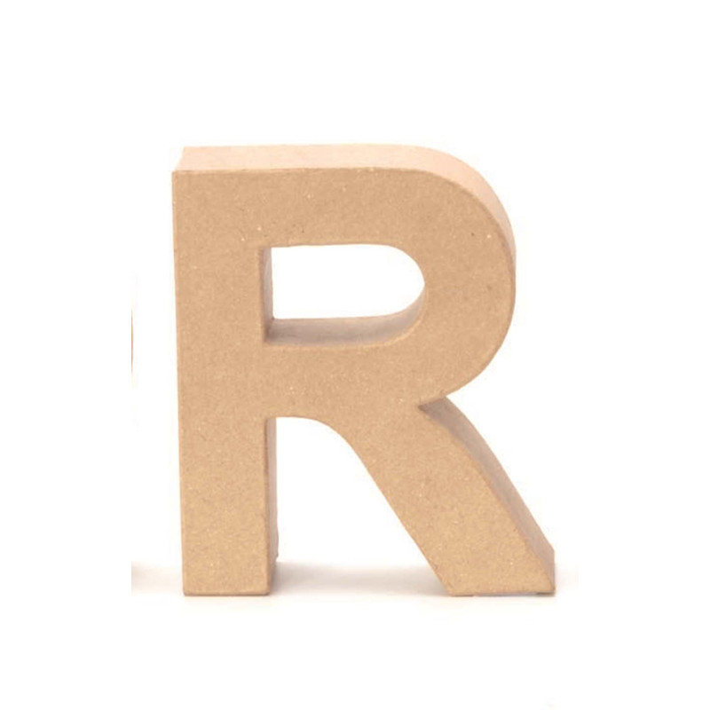 Papiermaché letter R