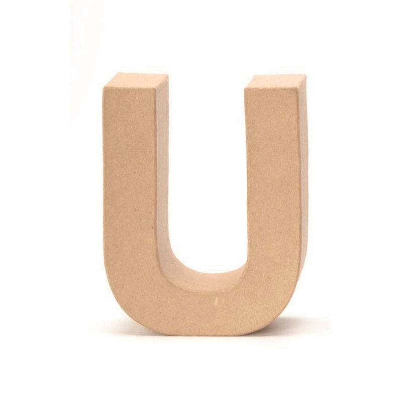 Papiermaché letter U