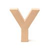 Papiermaché letter Y