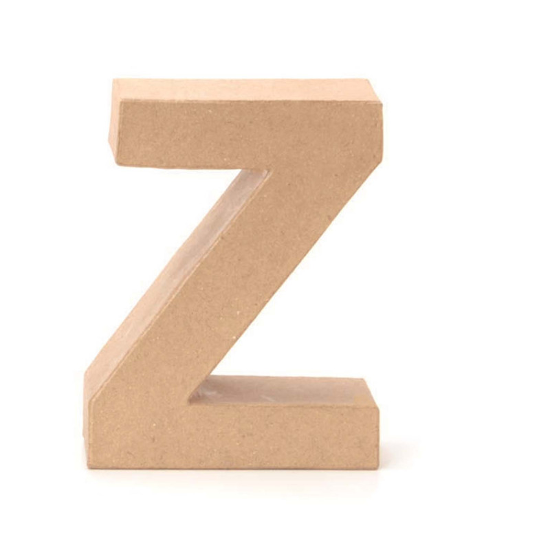 Papiermaché letter Z