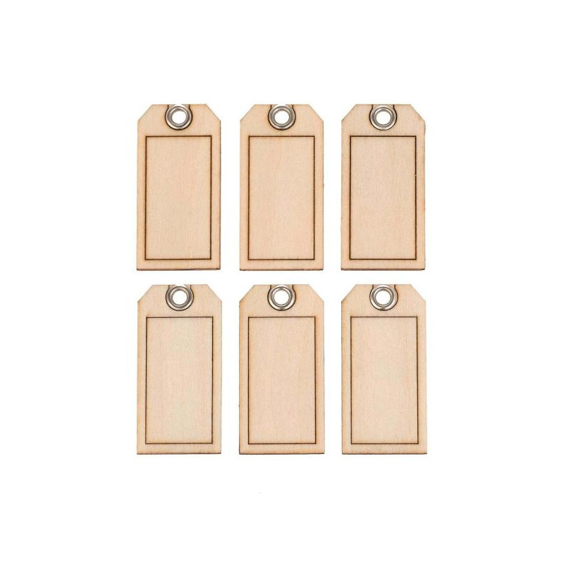 Houten labels