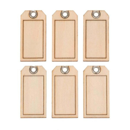 Houten labels