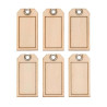 Houten labels