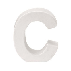 Papiermaché letter C