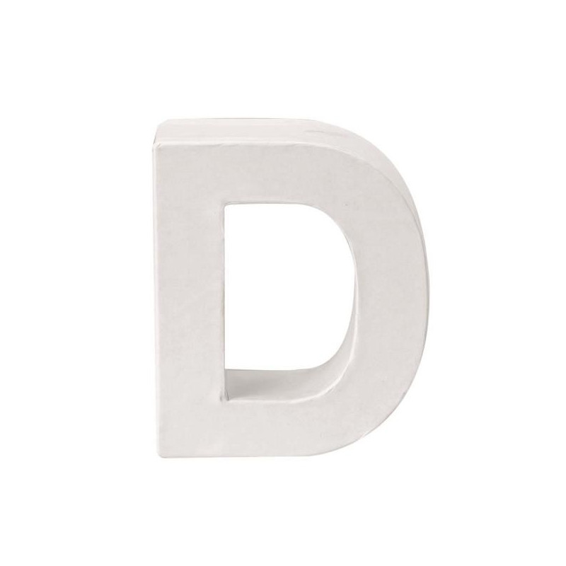 Papiermaché letter D