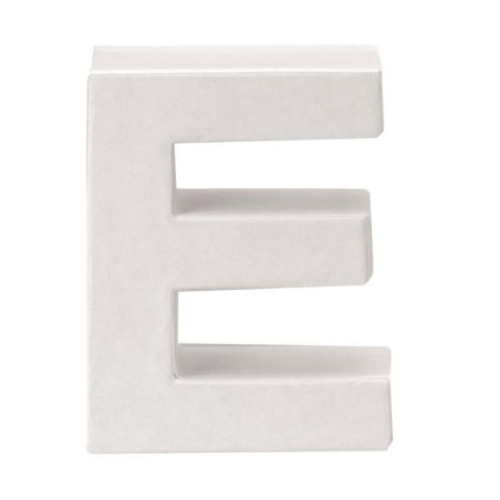 Papiermaché letter E