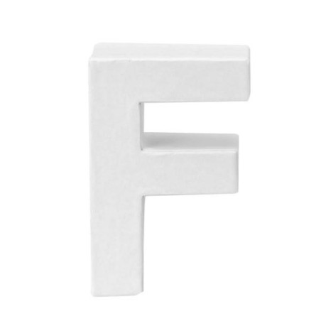 Papiermaché letter F