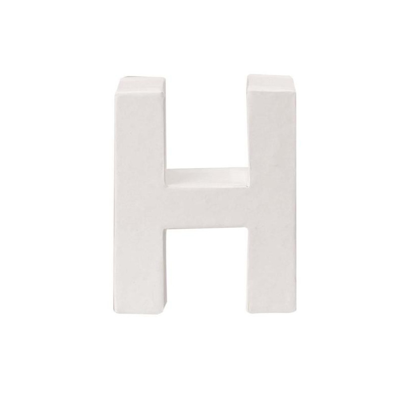 Papiermaché letter H