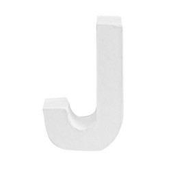 Papiermaché letter J