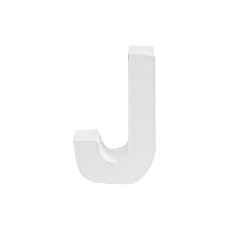 Papiermaché letter J