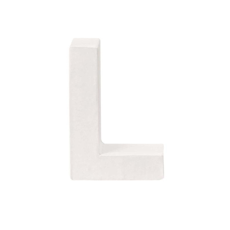 Papiermaché letter L