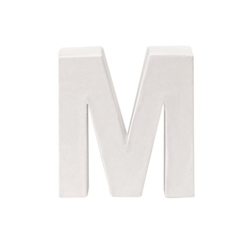 Papiermaché letter M