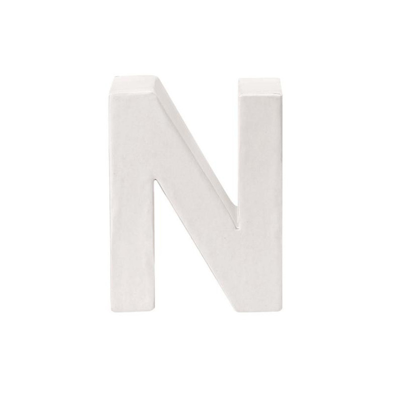Papiermaché letter N