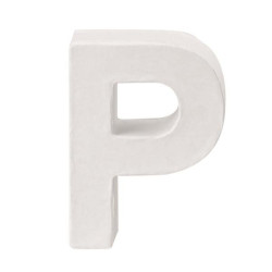 Papiermaché letter P
