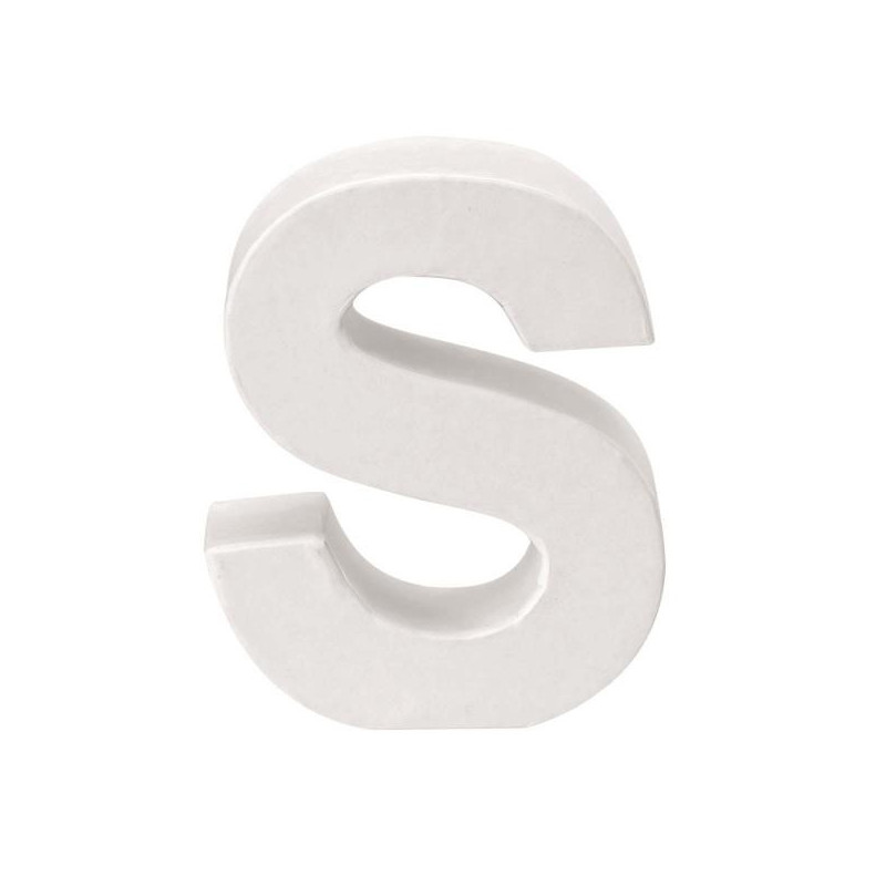 Papiermaché letter S