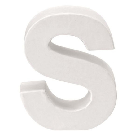Papiermaché letter S
