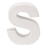 Papiermaché letter S