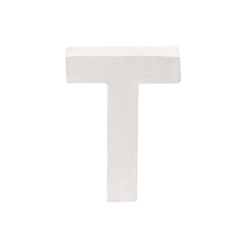 Papiermaché letter T