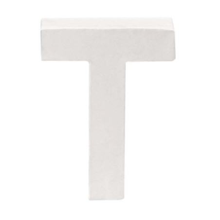 Papiermaché letter T