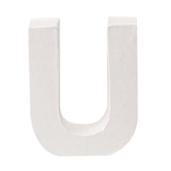 Papiermaché letter U