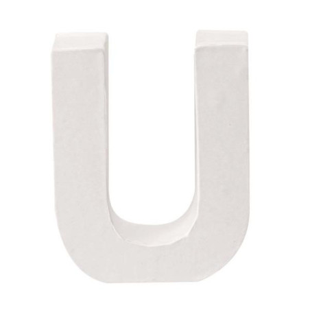Papiermaché letter U