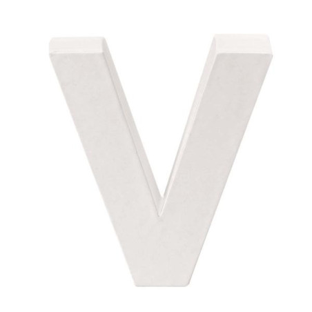 Papiermaché letter V