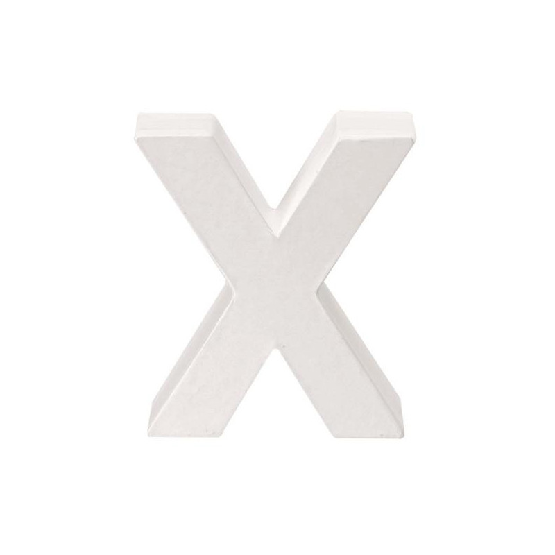 Papiermaché letter X