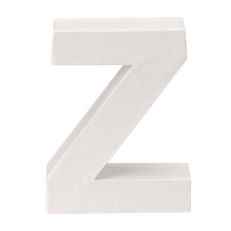 Papiermaché letter Z