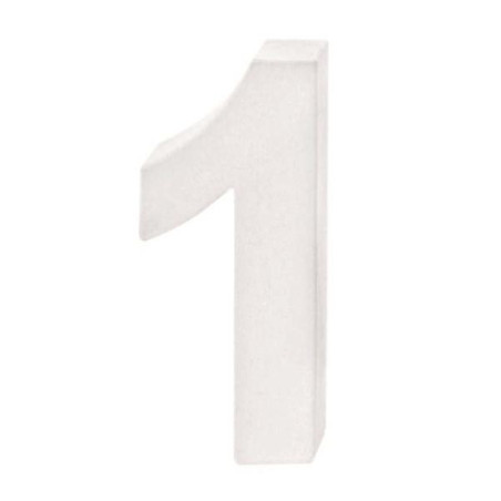 Papiermaché cijfer 1