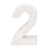 Papiermaché cijfer 2