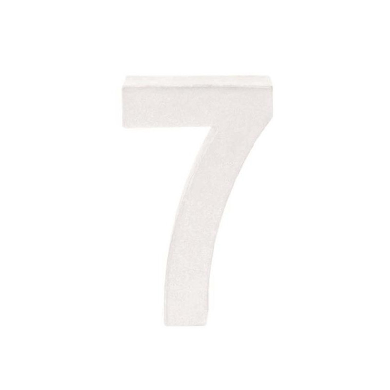 Papiermaché cijfer 7