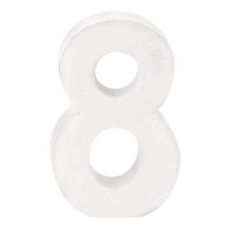 Papiermaché cijfer 8