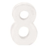 Papiermaché cijfer 8