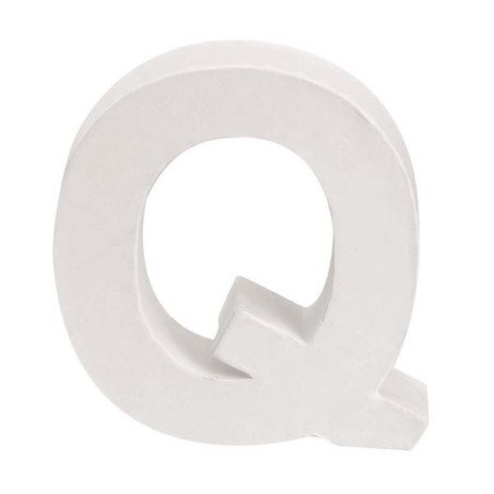 Papiermaché letter Q