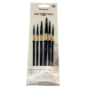 Synthetische penselen rond set 6dlg
