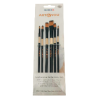Synthetische penselen plat set 6dlg