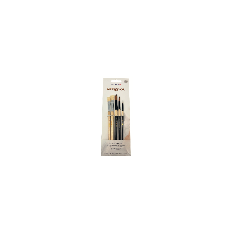 Hobby penselen set 5dlg
