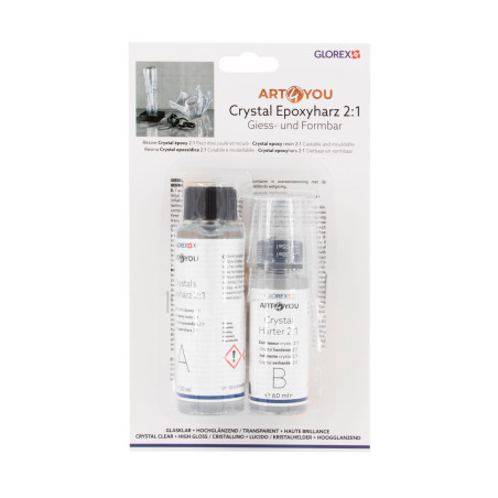 Crystal epoxyhars 2:1 180ml