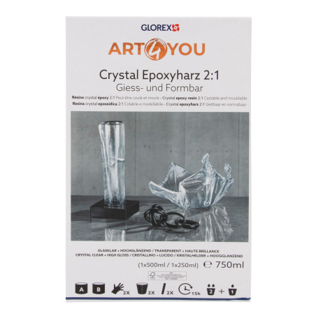 Crystal epoxyhars 2:1 750ml