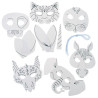 Kindermasker karton 6 motieven