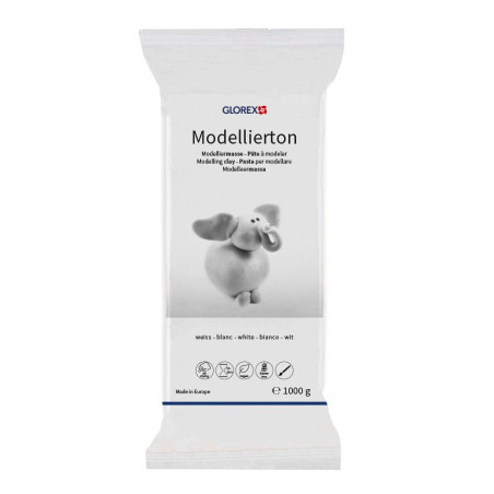 Boetseerklei wit 1000g