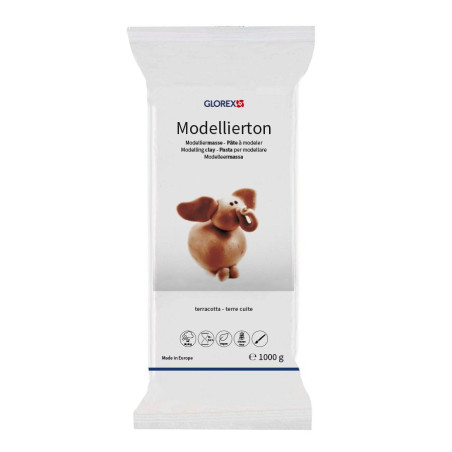 Boetseerklei terracotta 1000g