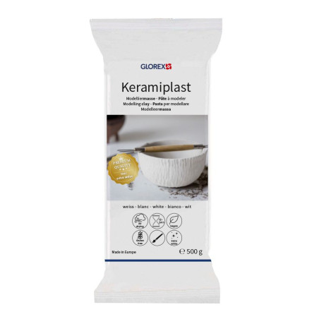 Keramiplast wit 500gr