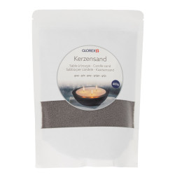 Kaarsenzand grijs met lont