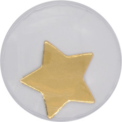 Wiebelogen ster goud 35mm zelfklevend