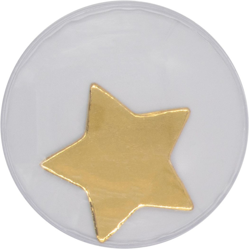 Wiebelogen ster goud 35mm zelfklevend