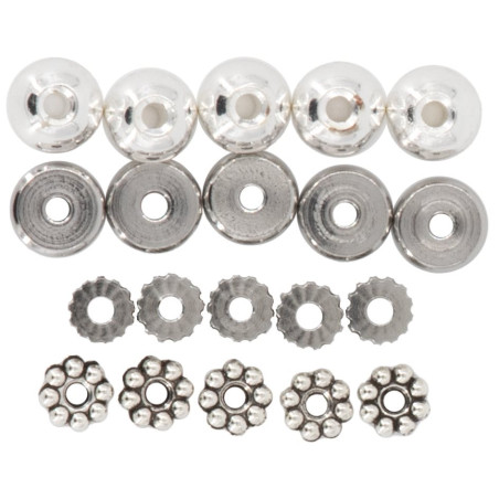 Sieraden accessoires zilverkleurig